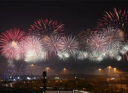 尚志市焰火晚会